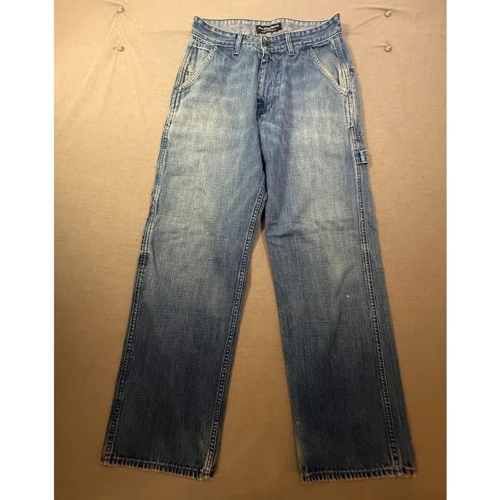 Vintage 90s Polo Jeans Company Denim Carpenter Jeans Mens 29X28.‎